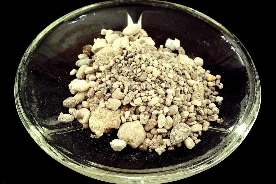 Phosphate rock, the usual mineral source