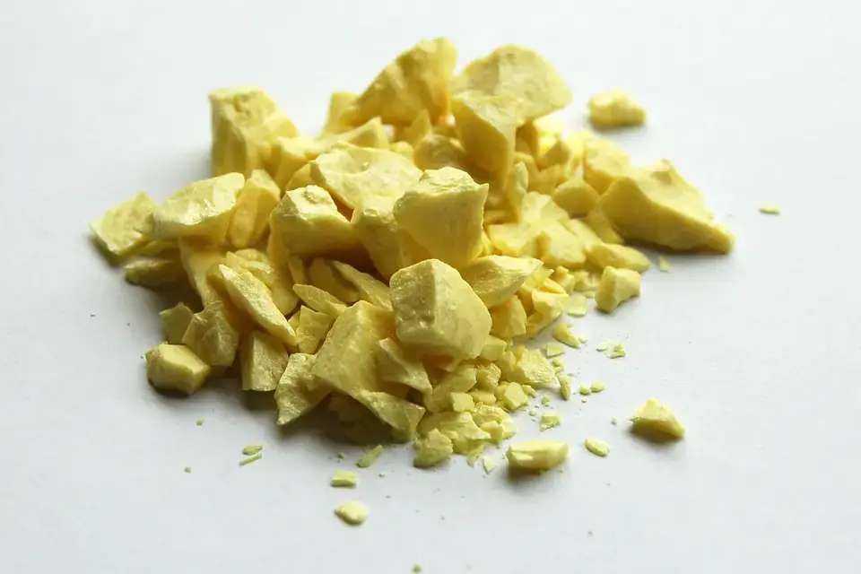 Sulphur, the mineral these are made from