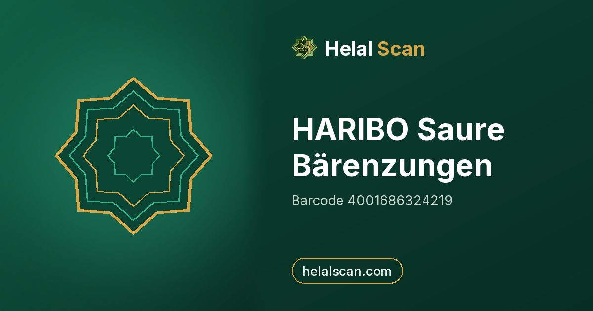 HARIBO Saure Bärenzungen