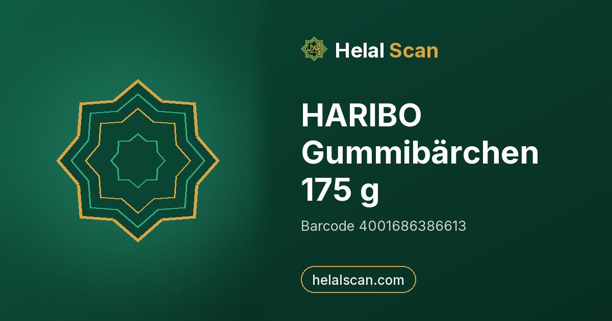 HARIBO Gummibärchen 175 g