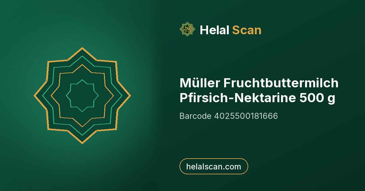 Müller Fruchtbuttermilch Pfirsich-Nektarine 500 g