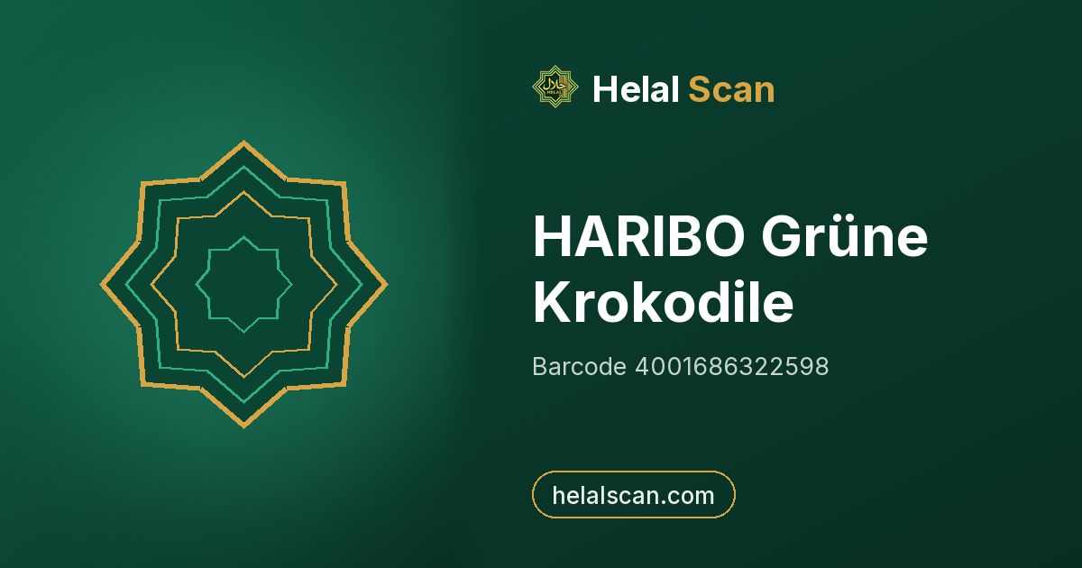 HARIBO Grüne Krokodile