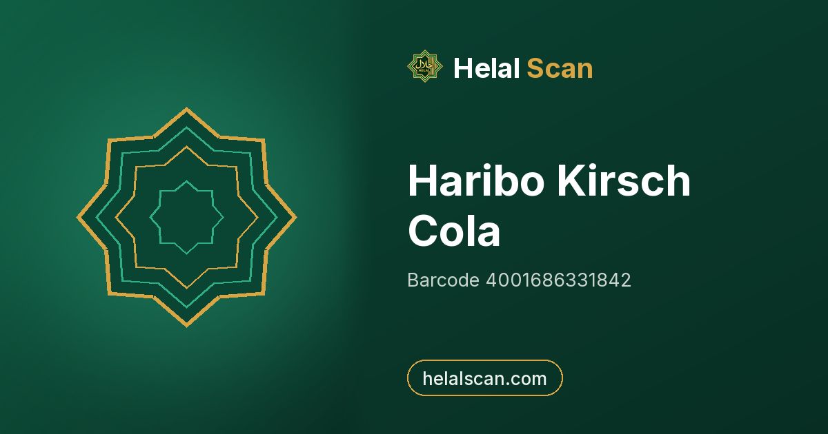 Haribo Kirsch Cola